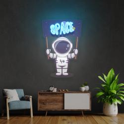 astronaut board artwork led neon sign light 2