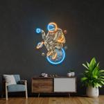 astronaut coffee artwork led neon sign light 1 0