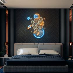 astronaut coffee artwork led neon sign light 1 2