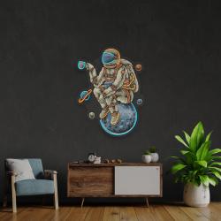 astronaut coffee artwork led neon sign light 1 3