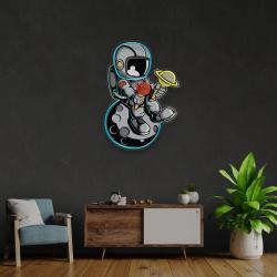astronaut with ice cream artwork led neon sign light 3