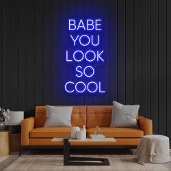 babe you look so cool led neon sign light 1