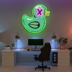 bad duck art work led neon sign light 1