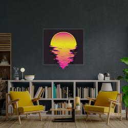beautiful sunset beach retro style artwork led neon sign light 3