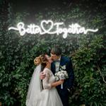 better together 3 wedding led neon sign light 0