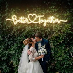 better together 3 wedding led neon sign light 5
