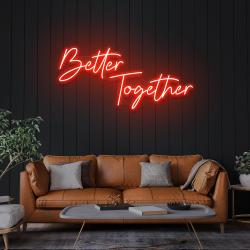 better together led neon sign light 6