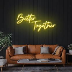 better together led neon sign light 8