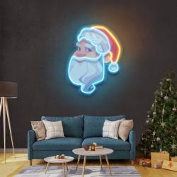 big beard santa led neon sign light 2