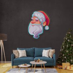 big beard santa led neon sign light 3