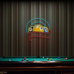billiard pool and snooker artwork led neon sign light 3