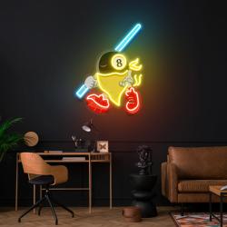 billiard pool and snooker sport artwork led neon sign light 1