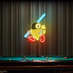 billiard pool and snooker sport artwork led neon sign light 2