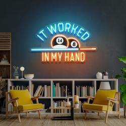 billiard pool or snooker room decor artwork led neon sign light 1
