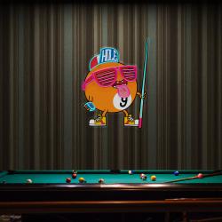 billiards room decor gift for pool player artwork led neon sign light 3