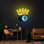 billiards wall art billiards balls game room decor pub decor artwork led neon sign light 0