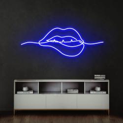 biting lipsred led neon sign light 1