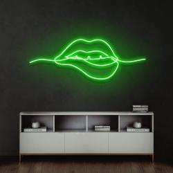biting lipsred led neon sign light 2
