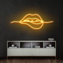 biting lipsred led neon sign light 4
