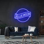 blue moon led neon sign light 0