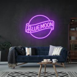 blue moon led neon sign light 4