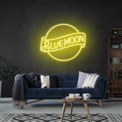 blue moon led neon sign light 8