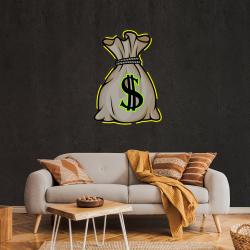 cash bag artwork led neon sign light 3