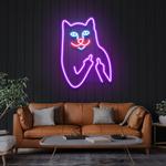 cat birdie led neon sign light 0