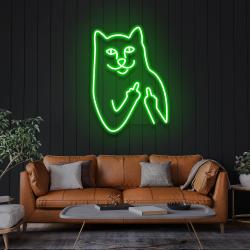 cat birdie led neon sign light 2