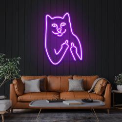 cat birdie led neon sign light 6