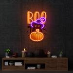 cat pumpkin halloween artwork led neon sign light 0