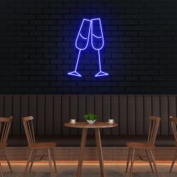 champagne led neon sign light 1