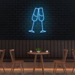 champagne led neon sign light 3
