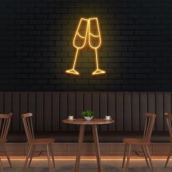champagne led neon sign light 4