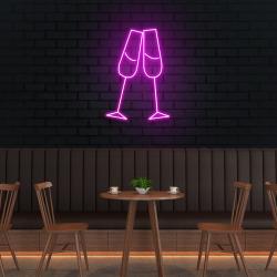champagne led neon sign light 5