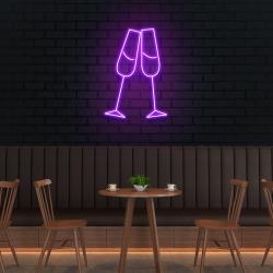 champagne led neon sign light 6