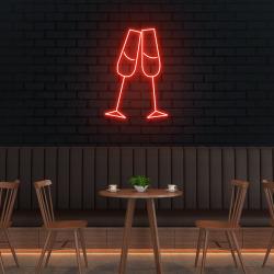 champagne led neon sign light 7