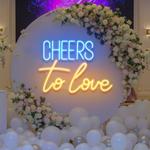 cheers to love led neon sign light wedding neon sign for reception 0