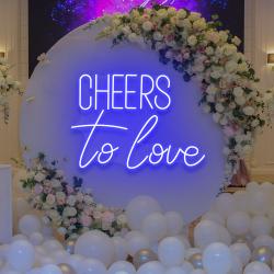 cheers to love led neon sign light wedding neon sign for reception 1
