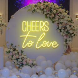 cheers to love led neon sign light wedding neon sign for reception 10