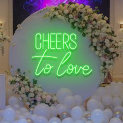 cheers to love led neon sign light wedding neon sign for reception 2