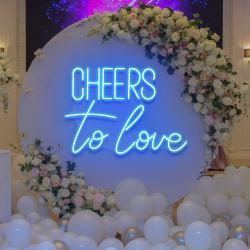 cheers to love led neon sign light wedding neon sign for reception 3