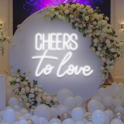 cheers to love led neon sign light wedding neon sign for reception 9