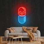 chill pill 2 artwork led neon sign light 0