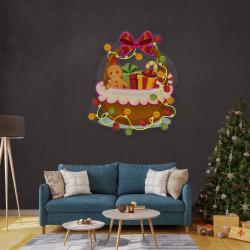 christmas gift basket led neon sign light 3