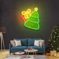 christmas tree gift led neon sign light 2