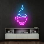 coffee cup led neon sign light 0