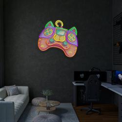 colorful cartoon gaming artwork led neon sign light 3