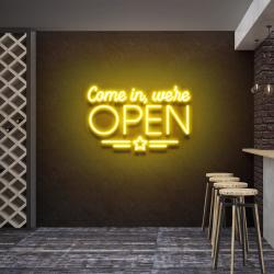 come in were open led neon sign light 9