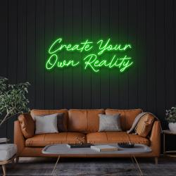 create your own reality led neon sign light 2